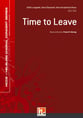 Time to Leave SATB choral sheet music cover